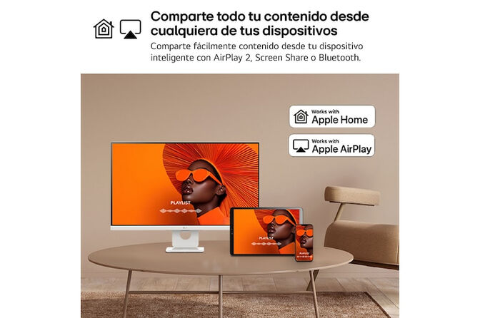 Monitor Smart LG MyView 27" 27U731SA IPS 4K 60Hz 5ms c/ webOS - Branco image number 7