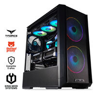 Computador King Mod Gamer-PC Ryzen 7 9800X3D 64GB DDR5 2TB RTX 5090 WiFi W11 V5