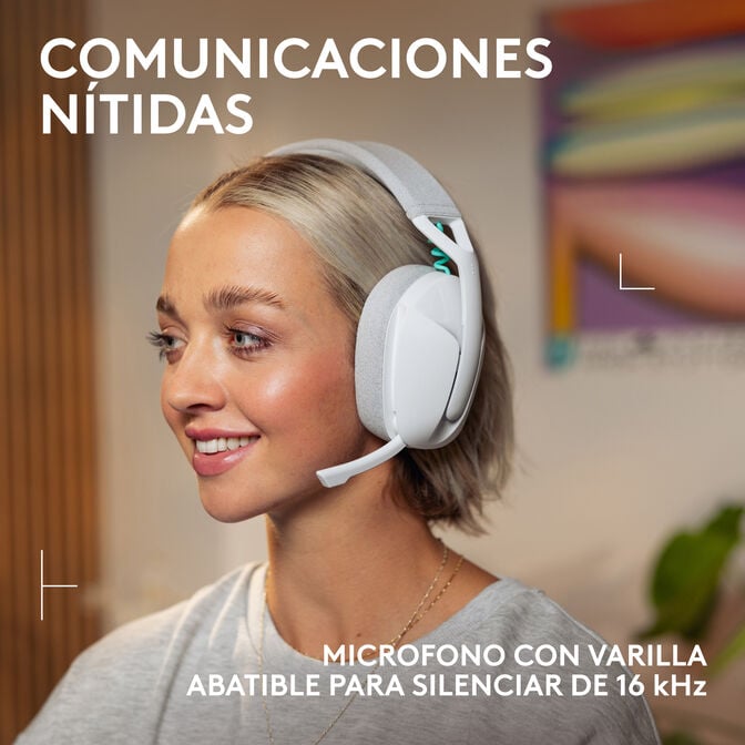 Headset Logitech G321 Lightspeed Wireless Branco image number 2