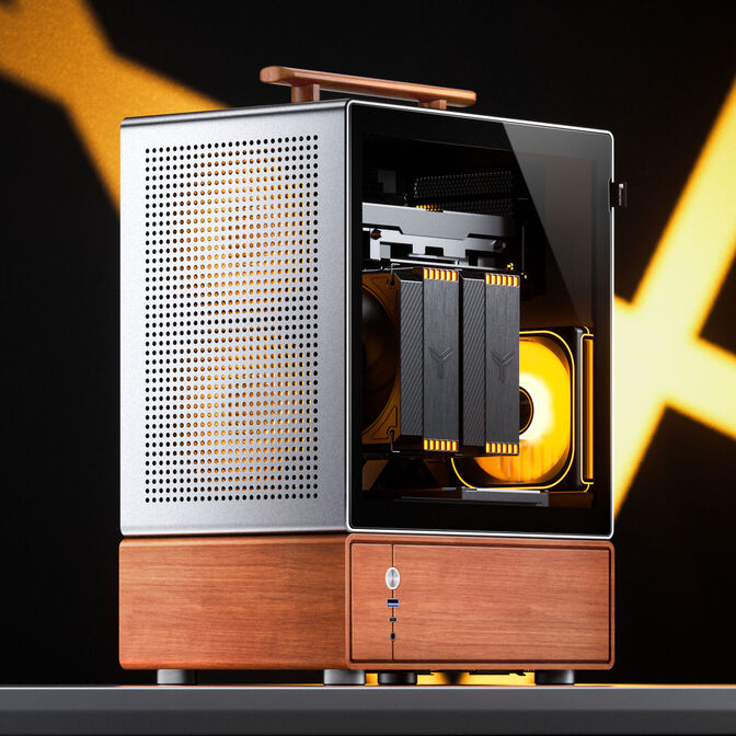 Caixa Micro-ATX Jonsbo T7 Cinzento image number 14