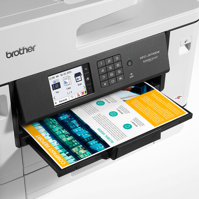 Impressora Multifun&ccedil;&otilde;es a Jato de Tinta Brother MFC-J5740DW A3 WiFi image number 1