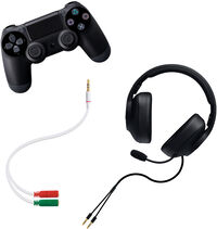 Cabo de Divis&atilde;o &Aacute;udio Nanocable Jack 3,5/M 4 PINOS 2x Jack 3,5/F 3 PINOS 20 CM Branco