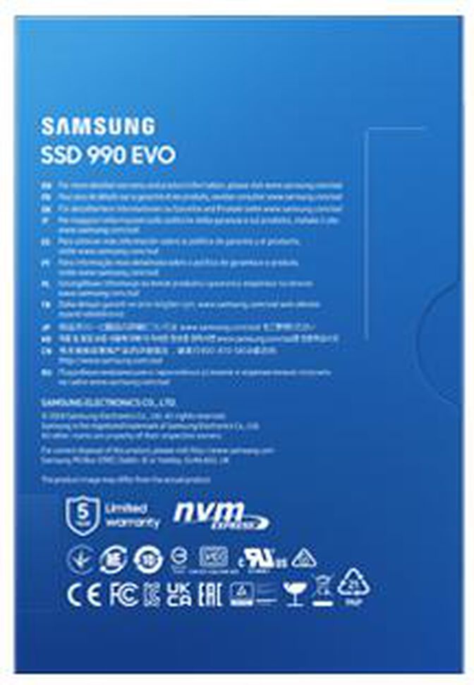 SSD Samsung 990 EVO 1TB Gen4 M.2 NVMe (5000/4200MB/s) image number 5