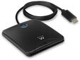 Leitor de Cart&otilde;es de Cidad&atilde;o Ewent USB Tipo C Preto image number null