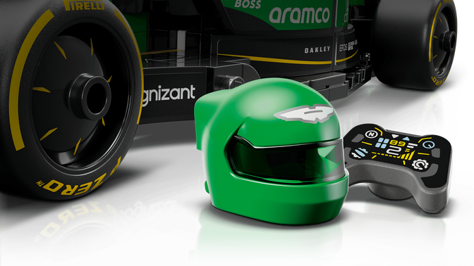 LEGO Speed Champions: Carro de Corrida Aston Martin Aramco F1 AMR24, 269 Pe&ccedil;as (77245) image number 2