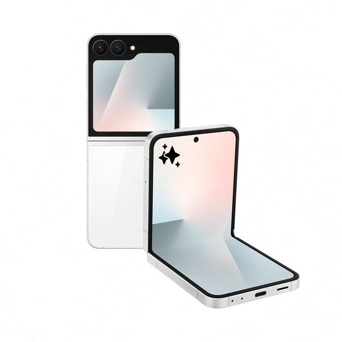 Smartphone Samsung Galaxy Z Flip 7 FE 5G 6.7" (12 /256GB) 120Hz Branco image number 0