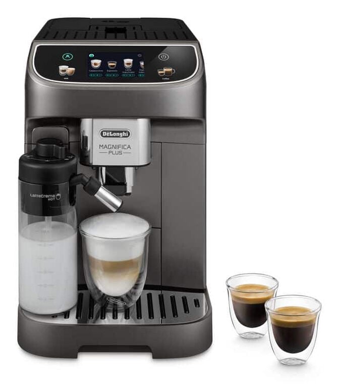 M&aacute;quina de Caf&eacute; Autom&aacute;tica DeLonghi Magnifica Plus ECAM320.70.TB 1450W 15 Bar Titanium Black image number 0