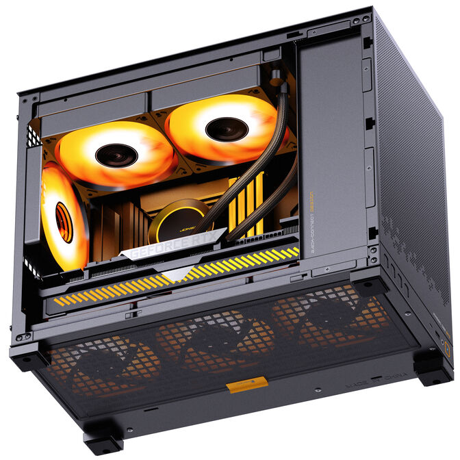 Caixa Micro-ATX Jonsbo D32 STD Vidro Temperado Preto image number 6