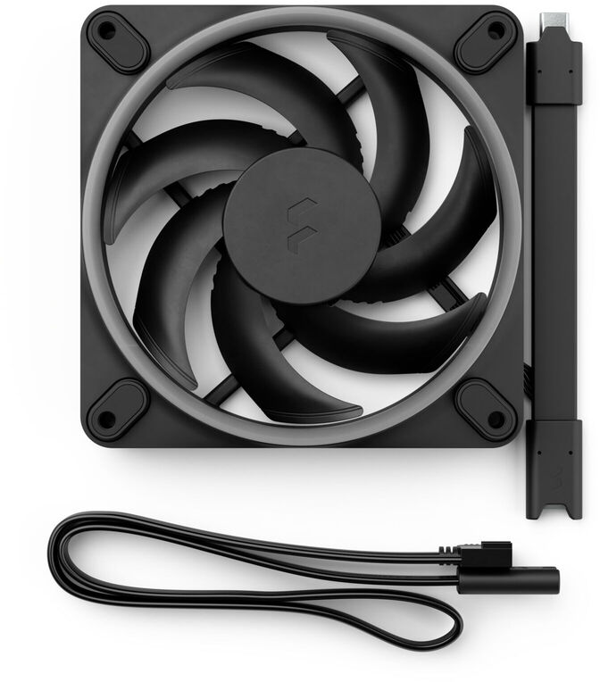 Ventoinha Fractal Design Momentum 14 140mm 1800RPM 8 Pinos RGB Preta (3 Pack) image number 3