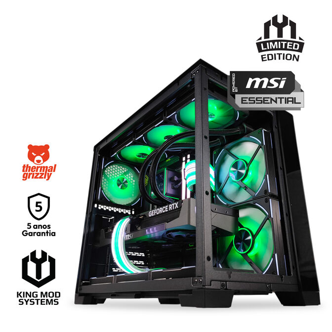 Computador King Mod Limited-PC Ryzen 7 9800X3D 32GB DDR5 2TB RTX 5080 WiFi W11 V2 Bonus