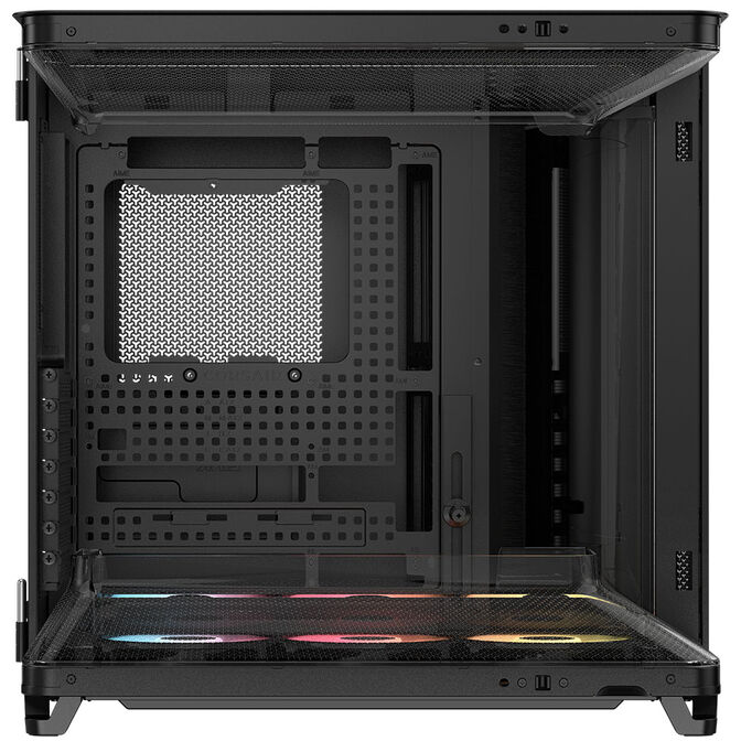 Caixa E-ATX Corsair AIR 5400 RS-R ARGB Preto Vidro Temperado image number 3