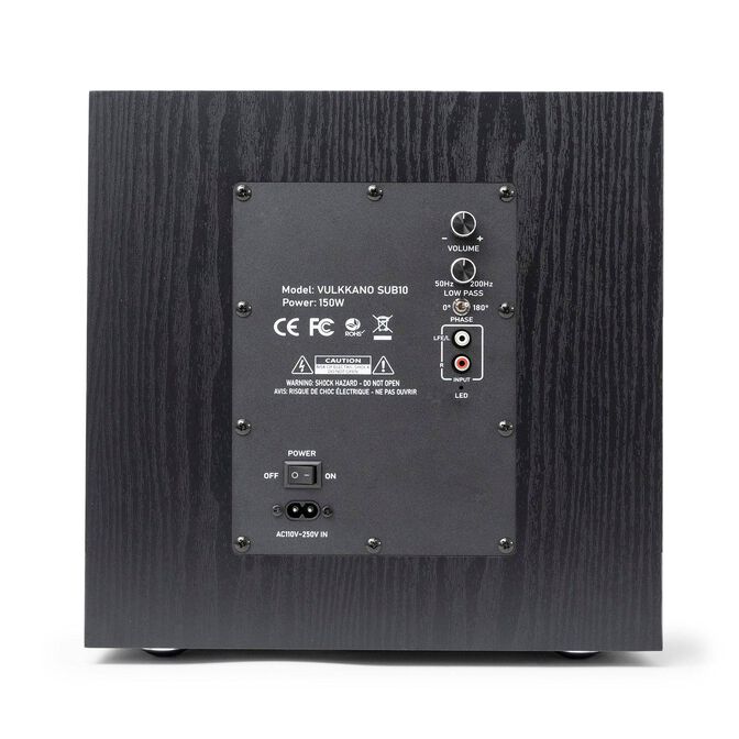 Subwoofer Vulkkano SUB 10 150W Preto image number 6