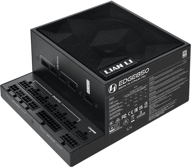 Fonte Modular Lian Li Edge 850W 80+ Platinum Preto image number 1
