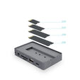 Caixa SSD com HUB Tooq TQE-2242G M.2 NGFF/NVMe USB3.2 Gen 2 image number null