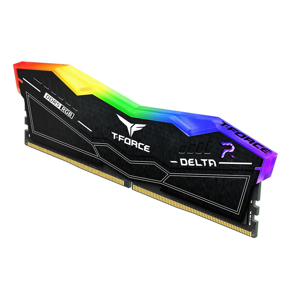 Team Group Kit 32GB (2 x 16GB) DDR5 6000MHz Delta RGB Preto CL30