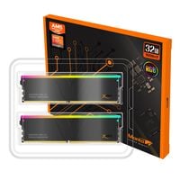 V-Color Kit 32GB (2 x 16GB) DDR5 6000MHz Manta Xsky RGB EXPO Preto CL30 (APENAS COMPAT&Iacute;VEL COM RYZEN)