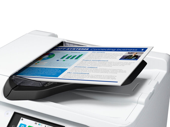 Impressora Impressora Multifun&ccedil;&otilde;es a Laser a Jato de Tinta Epson WorkForce Pro EM-C8100RDWF Wi-Fi image number 4