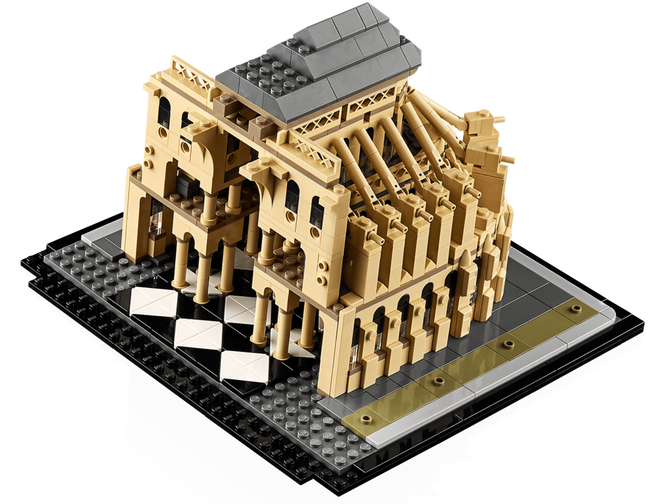 LEGO Architecture: Notre-Dame de Paris, 4383 Pe&ccedil;as (21061) image number 8