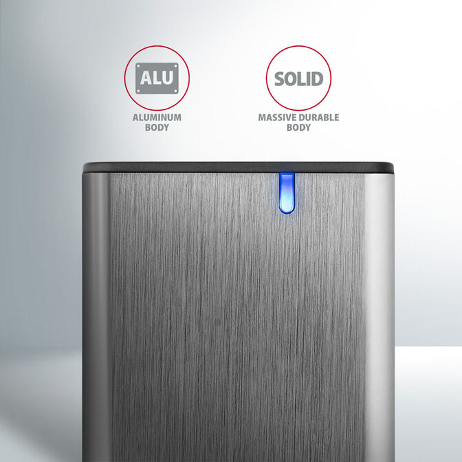 Caixa Externa AXAGON EEM2-SG2 RAW BOX para SSDs M.2 USB-C 3.2 Gen 2 Silver image number 4