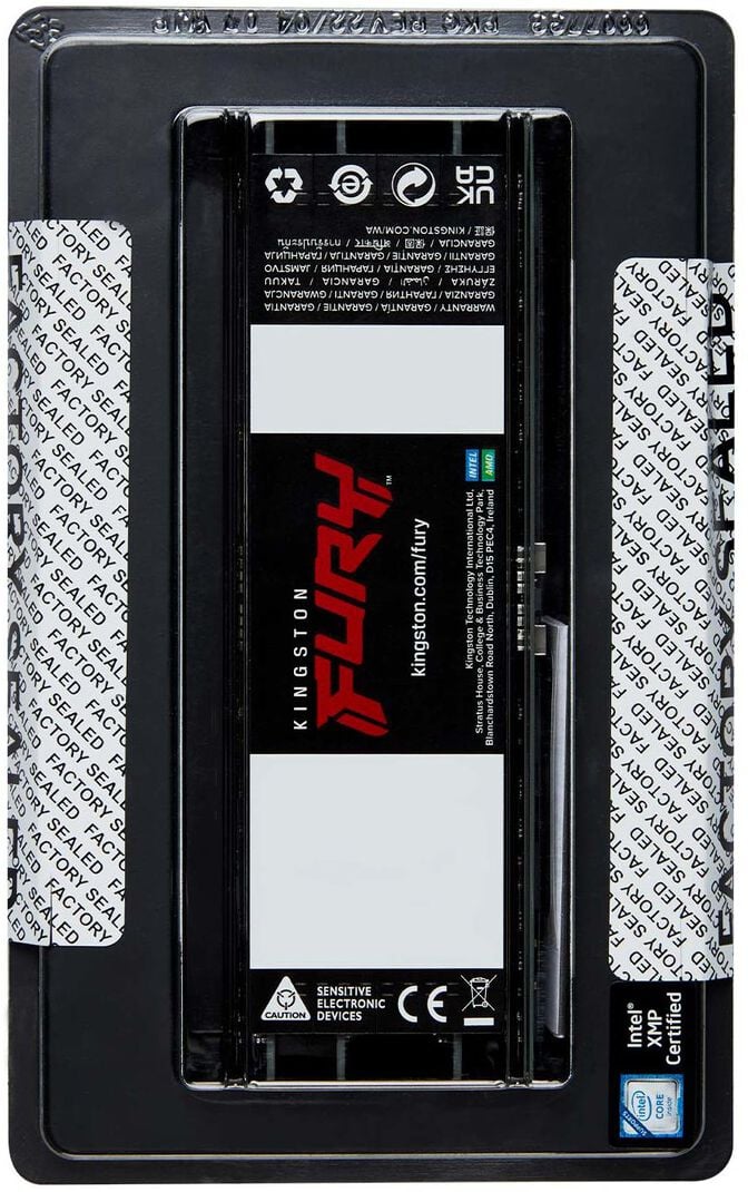 Kingston Kit 128GB (4 x 32GB) DDR5 6400MHz FURY Renegade Pro ECC RDIMM CL32 image number 3