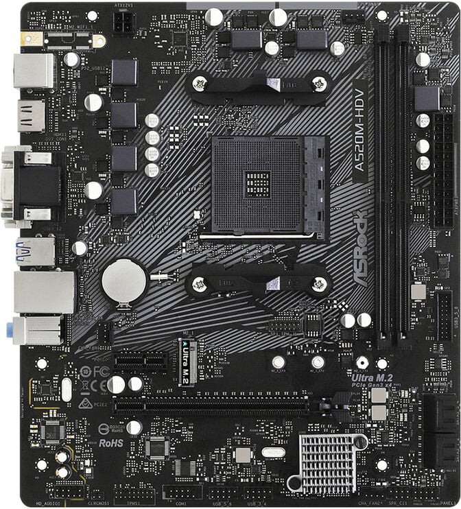 Motherboard ASRock A520M-HDV image number 1