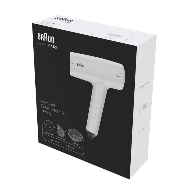 Secador de Cabelo Braun HD 1.55 Branco image number 1