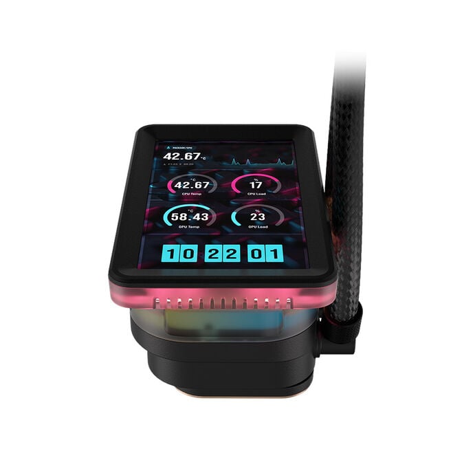 Water Cooler CPU Corsair iCUE LINK TITAN II 360 RX RGB LCD 360mm Preto image number 3