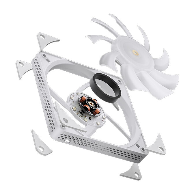 Cooler CPU Jonsbo HX6200D Branco - 120mm (LGA 1700) image number 13