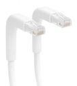 Cabo de Rede Ewent IM1301 CAT.6a U/UTP Slim Flex&iacute;vel 100% Cobre 0.5m Branco image number null