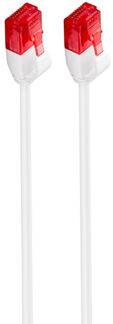 Cabo de Rede Slim Ewent RJ45 U/UTP Slim Cat.6 1.5 M Branco image number null
