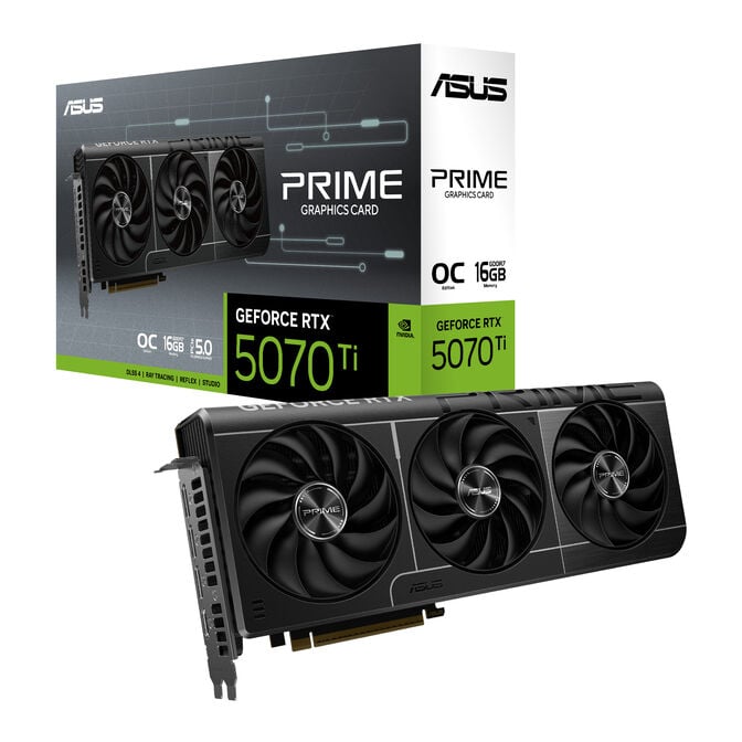Gr&aacute;fica Asus GeForce&reg; RTX 5070 Ti Prime OC 16GB GDDR7 DLSS4 Bonus