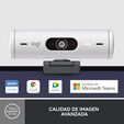 Webcam Logitech Brio 500 Full HD 1080p USB-C Branco image number null