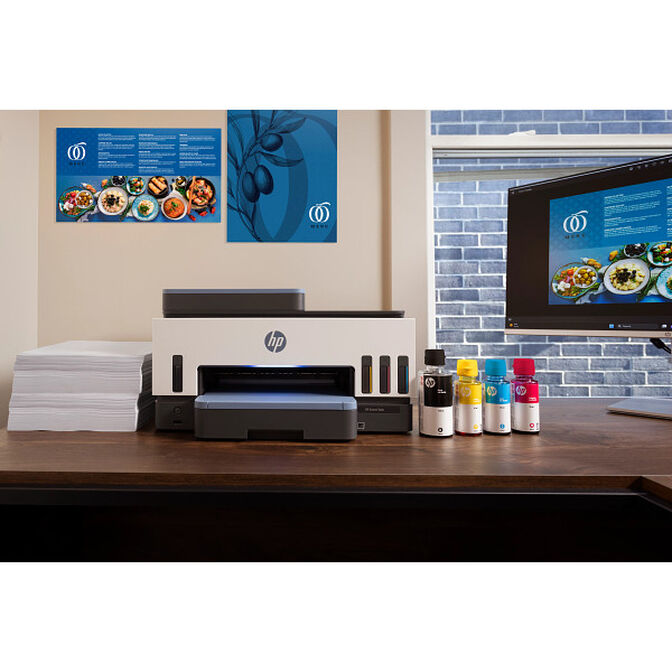 Impressora Multifun&ccedil;&otilde;es a Jato de Tinta HP Smart Tank 7606 All-in-One image number 7