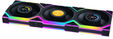 Ventoinha Lian Li UNI FAN SL120 LCD Wireless RGB Reverse Blade PWM Preto 120mm (Pack 3) image number null
