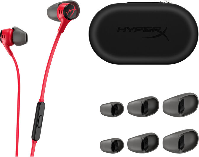 Earbuds HyperX Cloud II Vermelho image number 3