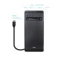 Caixa Micro-ATX Tooq DODEKA ULTRA C/Fonte Alimenta&ccedil;&atilde;o 500W USB-C image number null