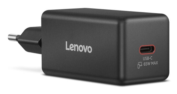 Carregador Lenovo de Parede Mini USB-C 65W GaN + Cabo USB-C 2m image number 2
