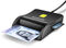 Leitor de cart&otilde;es AXAGON CRE-SM3SD USB Smart card & SD/microSD/SIM card FlatReader