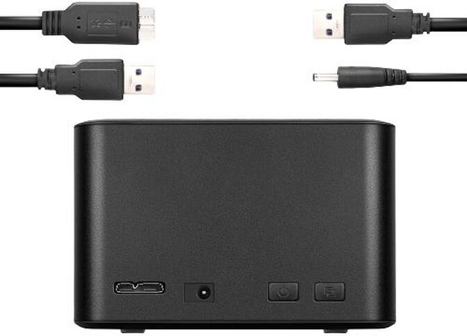 Mini Dual Dock AXAGON ADSA-D25 USB 3.2 Gen 1 - 2x SATA 6G 2.5" SSD/HDD image number 7