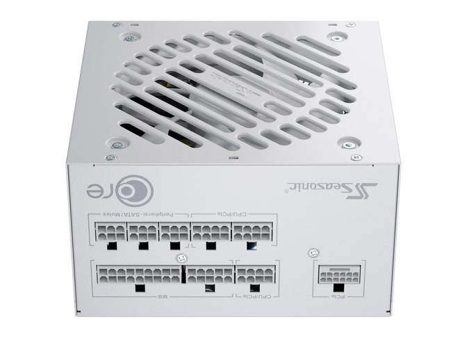 Fonte Modular Seasonic Core GX-850W V2 80+ Gold ATX 3.1 Branca image number 4