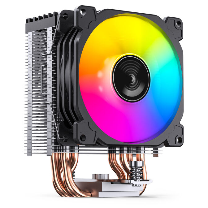 Cooler CPU Jonsbo CR-1400E ARGB Preto - 92mm image number 1