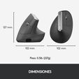 Rato Logitech MX Vertical 4000DPI Wireless Preto image number null