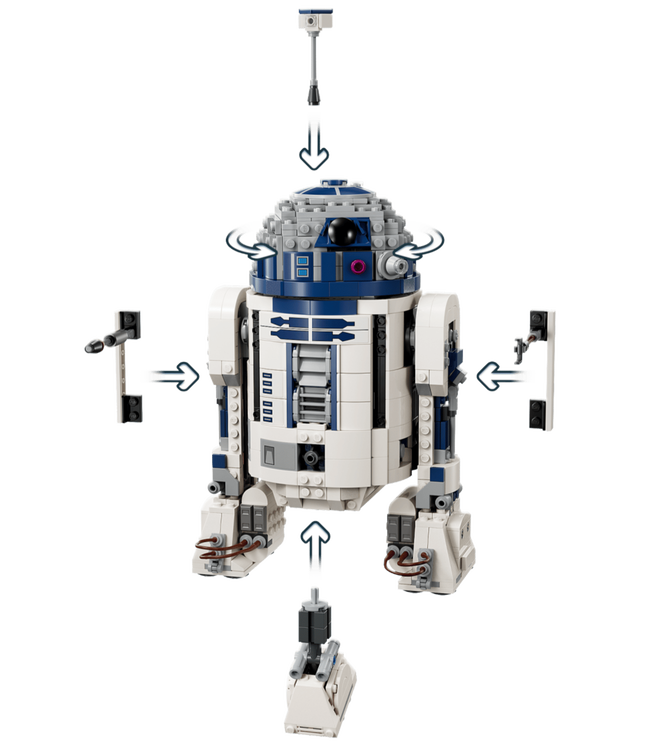 LEGO Star Wars: R2-D2, 1050 Pe&ccedil;as (75379) image number 4
