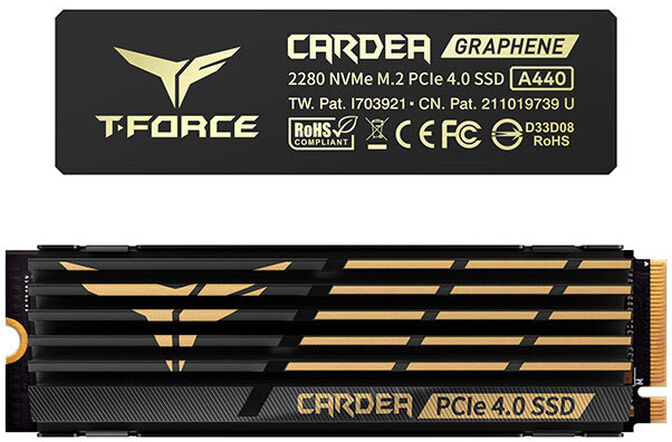 SSD Team Group T-Force Cardea A440 HS 2TB Gen4 M.2 NVMe (7000/6900MB/s) image number 0