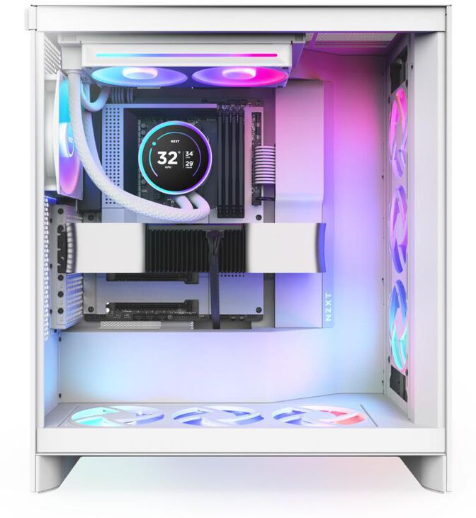 Water Cooler CPU NZXT Kraken Elite 240 (2025) RGB Branco image number 4