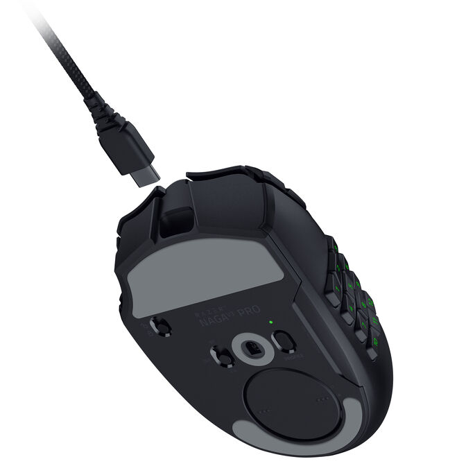 Rato Razer Naga V3 Pro 50000DPI Wireless/Bluetooth Preto image number 9