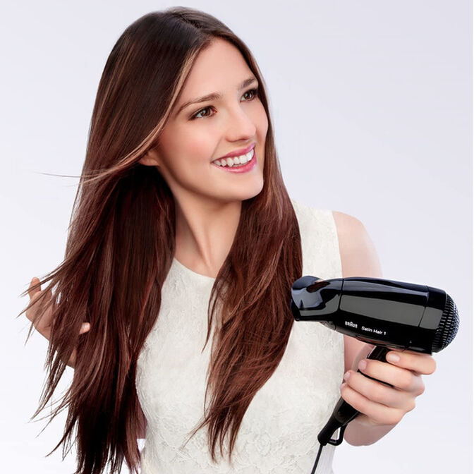 Secador de Cabelo Braun Satin Hair 1 HD130 1200W Preto image number 1