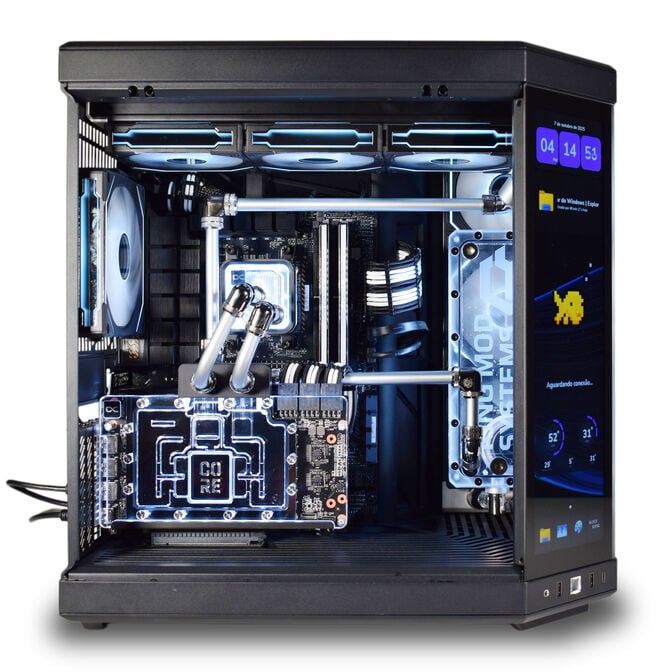 Computador King Mod Liquid-PC Ryzen 7 9800X3D 32GB DDR5 2TB RX 9070 XT WiFi W11 image number 3