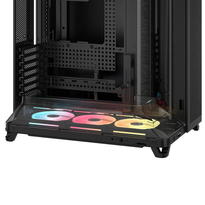 Caixa E-ATX Corsair AIR 5400 LX-R Link Preto Vidro Temperado image number 10