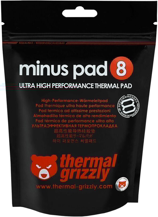 Thermal Pad Thermal Grizzly Minus Pad 8 100 x 100 x 3.0 mm image number 3